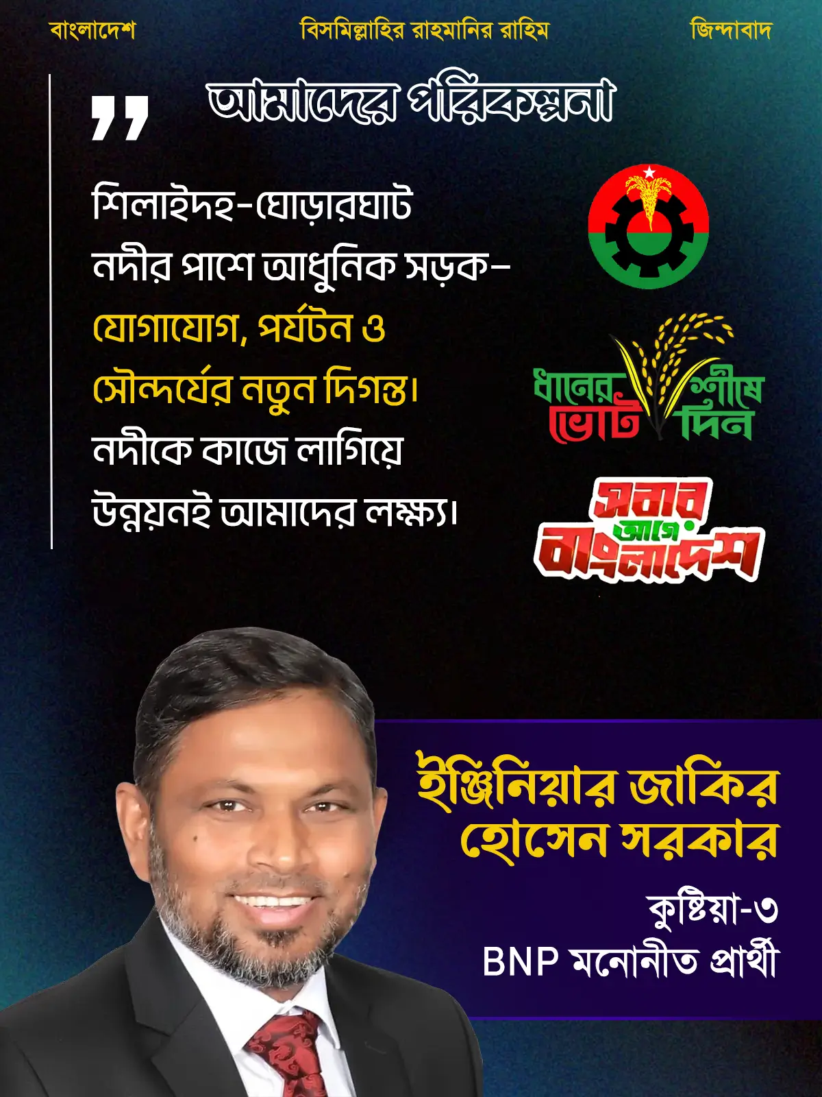 ২. নদীপাড় সড়ক (শিলাইদহ–ঘোড়ারঘাট–কুষ্টিয়া)